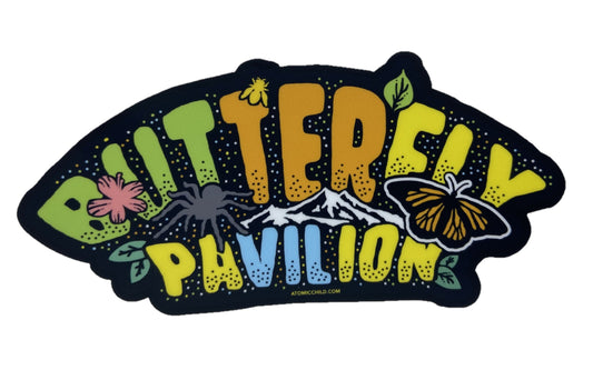 Atomic Child Butterfly Pavilion Custom Sticker